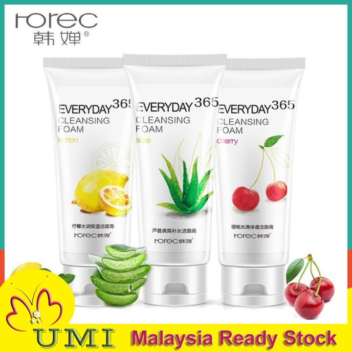 DT37 ROREC HCHANA Everyday Facial Cleansing Foam Moisturizing Cleanser Skincare / Pencuci Pelembap Muka Berbuih
