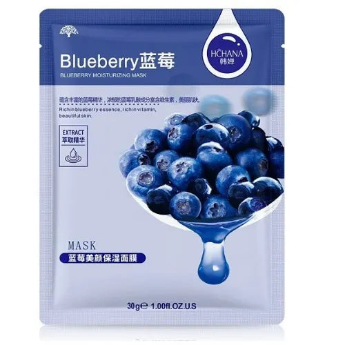 HCHANA BLUEBERRY FACE MASK VIRAL TERMURAH AYUBALQISBEAUTYCARE