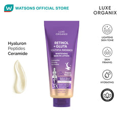 LUXE ORGANIX Retinol + Gluta Whitening Serum Lotion 350ml