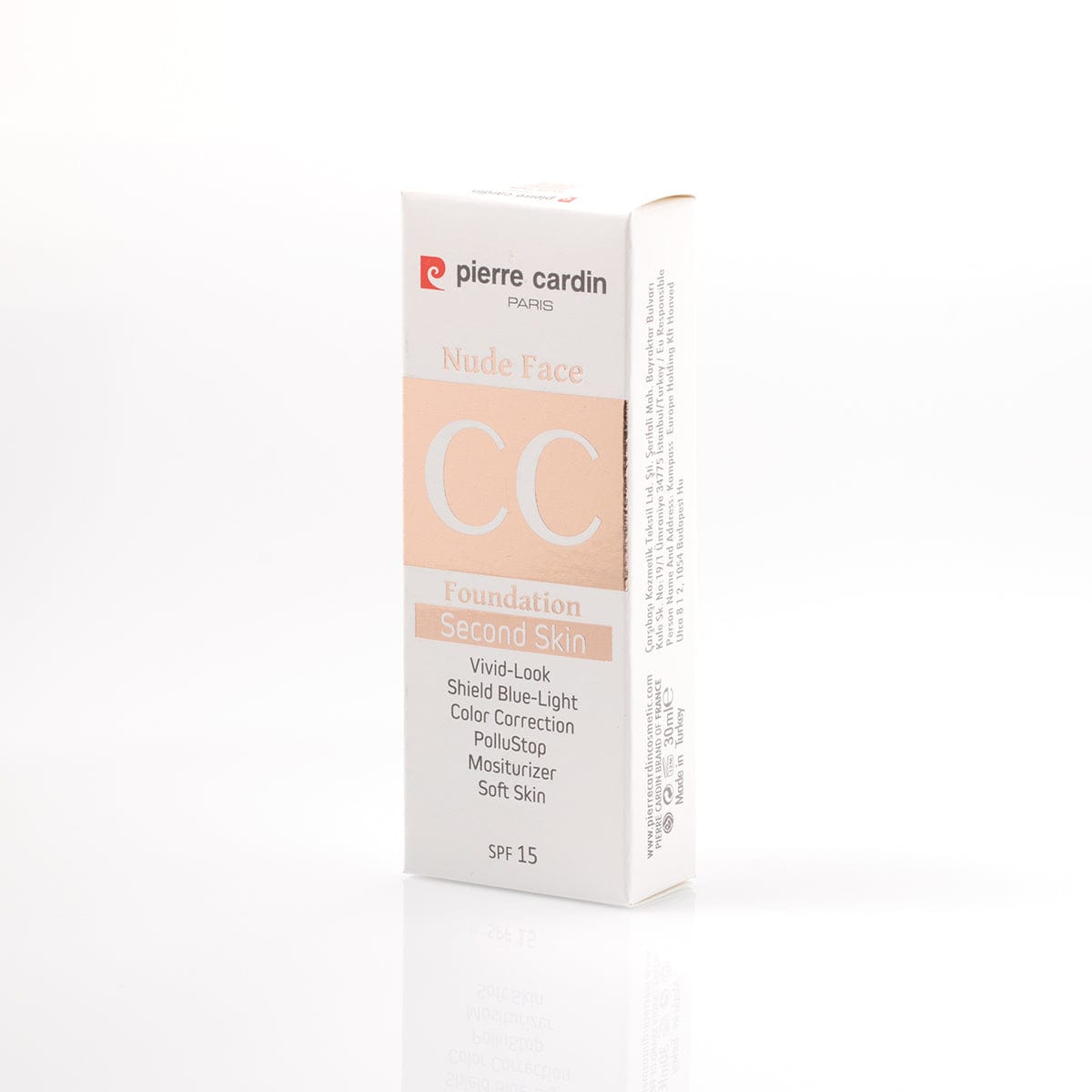 Pierre Cardin Paris Second Skin Nude Face CC Foundation 30ml