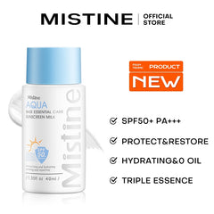 Mistine Sunscreen Facial And Body Suncream Sunblock SPF50+ PA+++ 40ml for Sensitive Skin