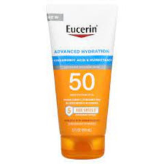 Eucerin Advanced Hydration, Lightweight Sunscreen Lotion, SPF50, Fragrance Free, 5 fl oz (150 ml)