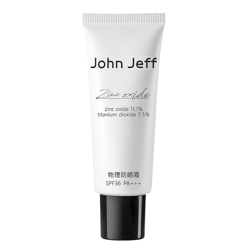John Jeff Pure Physical Sunscreen SPF36 PA+++ Sunblock ultraviolet isolation cream 25G