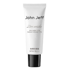 John Jeff Pure Physical Sunscreen SPF36 PA+++ Sunblock ultraviolet isolation cream 25G