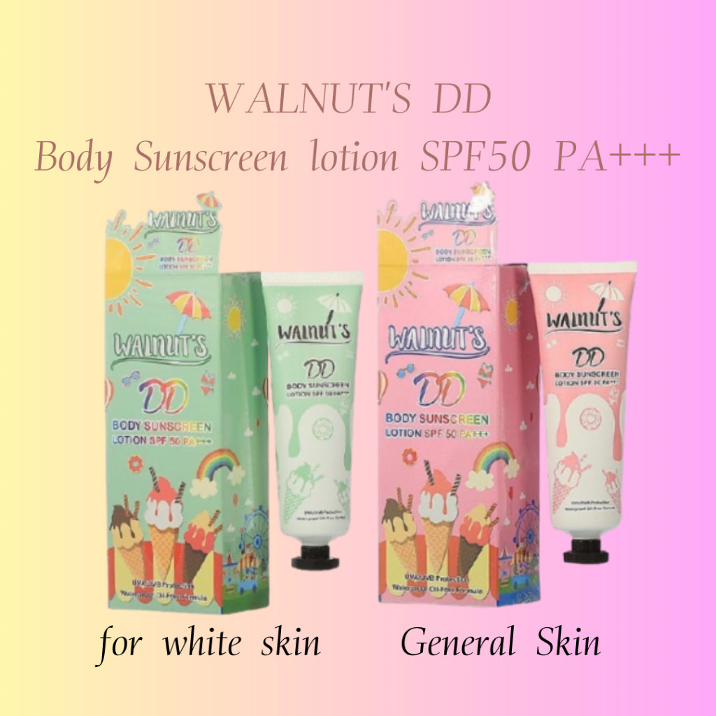 WALNUT'S DD Body Sunscreen Lotion SPF50 PA+++ 135g.