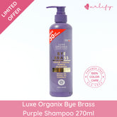 Luxe Organix Bye Brass Purple Shampoo / Conditioner