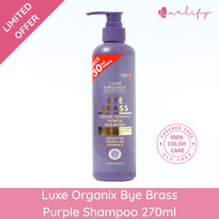 Luxe Organix Bye Brass Purple Shampoo / Conditioner