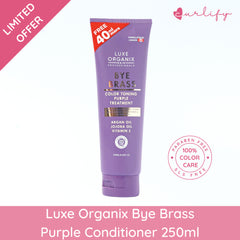 Luxe Organix Bye Brass Purple Shampoo / Conditioner