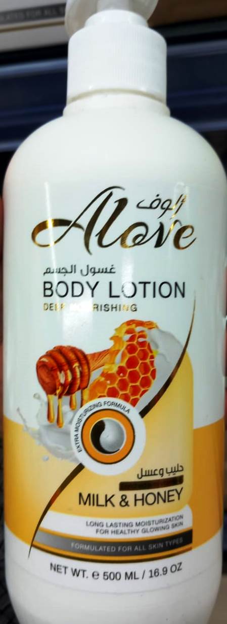 Alove Body Lotion Milk & Honey 500ml