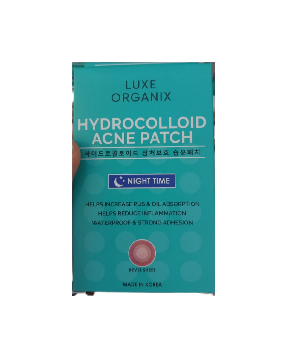 Luxe Organix Hydrocolloid Acne Patch Night Time