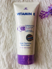 AR Vitamin E Coenzyme Q10 Moisturising & Firming Deep Cleansing Facial Foam
