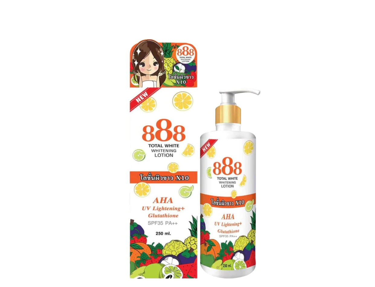 888 Total White Whitening Lotion 250ml