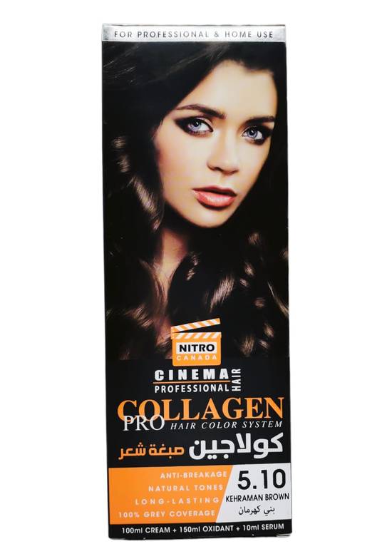 Nitro Canada Cinema Collagen Pro Hair Color System 5.10