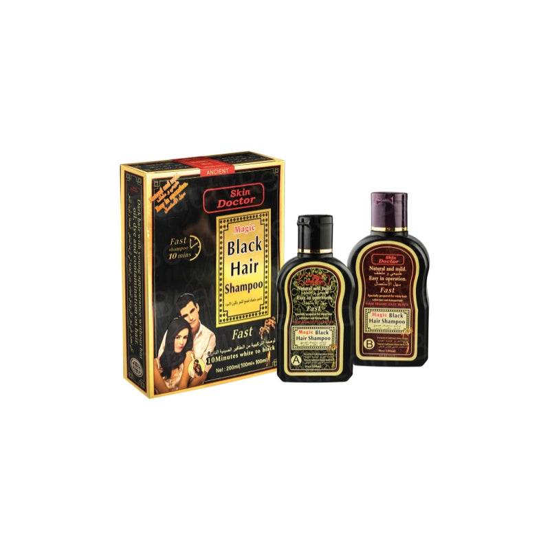 Skin Doctor Magic Black Hair Shampoo, 100 ml x 2
