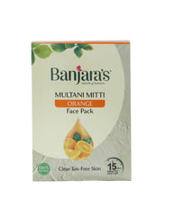 Banjaras Multani Mitti Orange Face Pack Powder