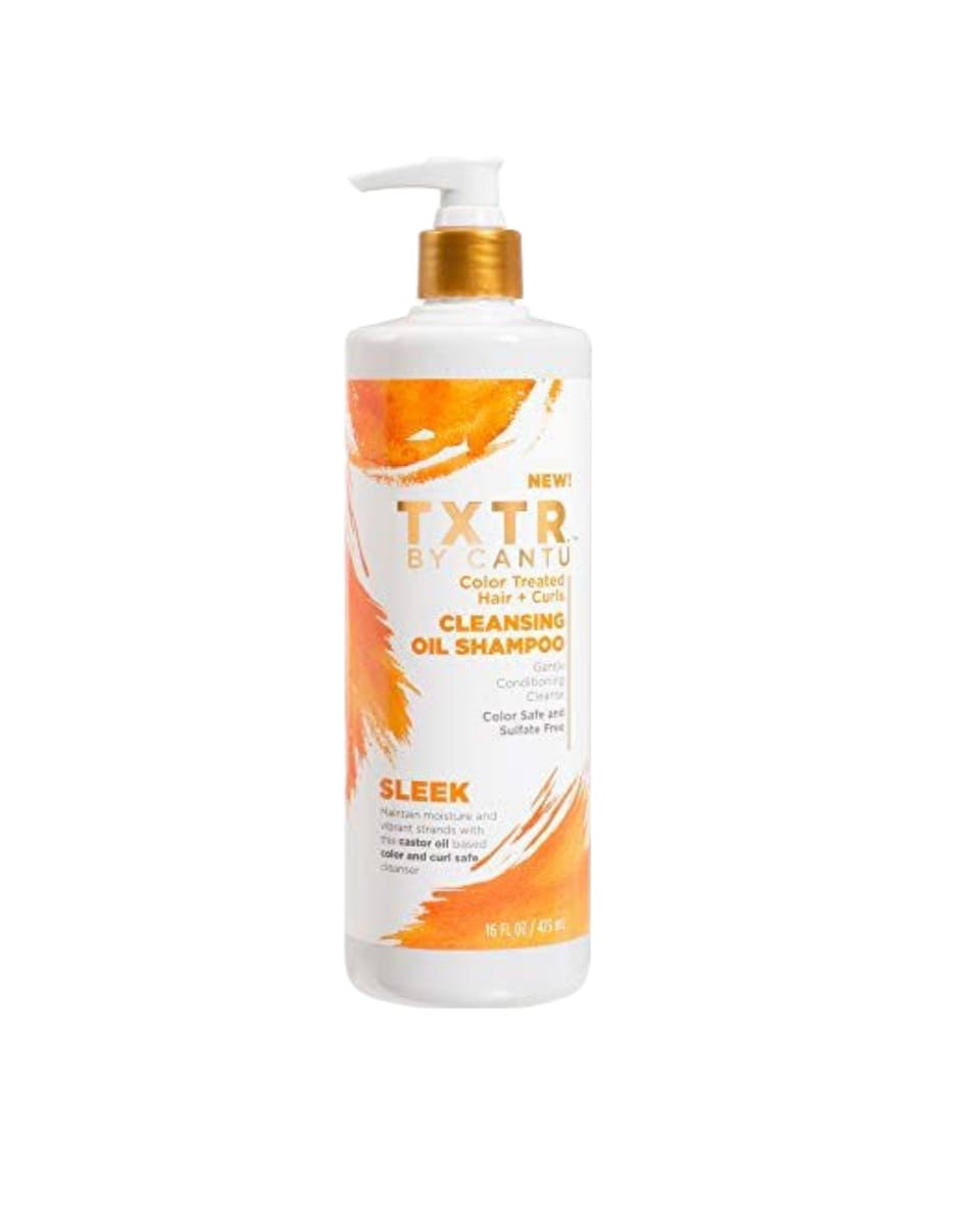TXTR By Cantu Color Treated Hair+Curls Cleansing Oil Shampoo Sleek