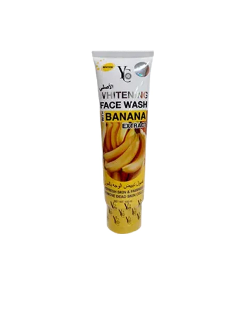 YC Whitening Face Wash With Banana Extract saffronskins