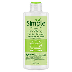 Simple Soothing Facial Toner Pro - Vit B5 witch Hazal