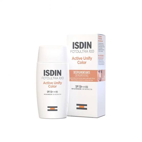 ISDIN Fotoultra 100 Active Unify Color SPF 50 saffronskins