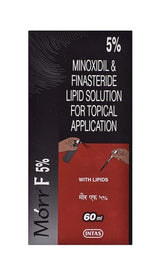 Morr F 10% - Bottle of 60ml Solution with Minoxidil and Finasteride Brand: Morr F