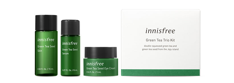 Innisfree green tea seed trio kit