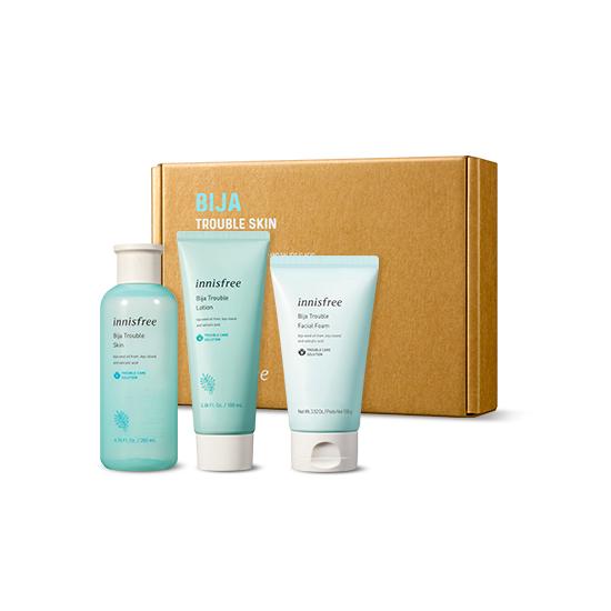 INNISFREE Bija Trouble Skin Care Set (Include 3 items)