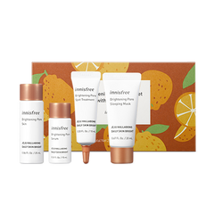 Innisfree Brightening Pore Skincare Kit - 4 Items (with box) #Brightening and Moisturizes Skin