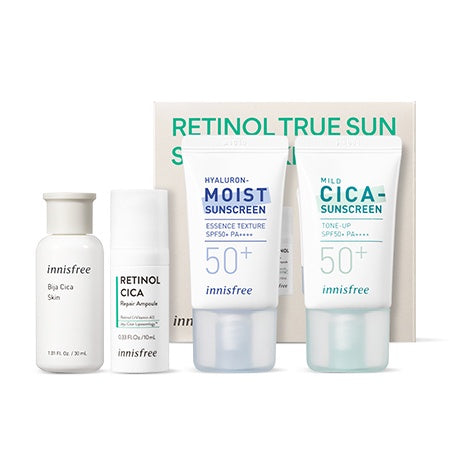 INNISFREE Retinol True Sun 4 Items