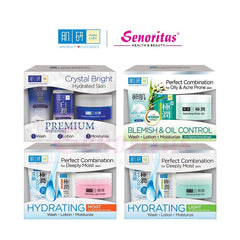 Hada Labo Premium Whitening / Hydrating 123 / Blemish & Oil Control Trial Set