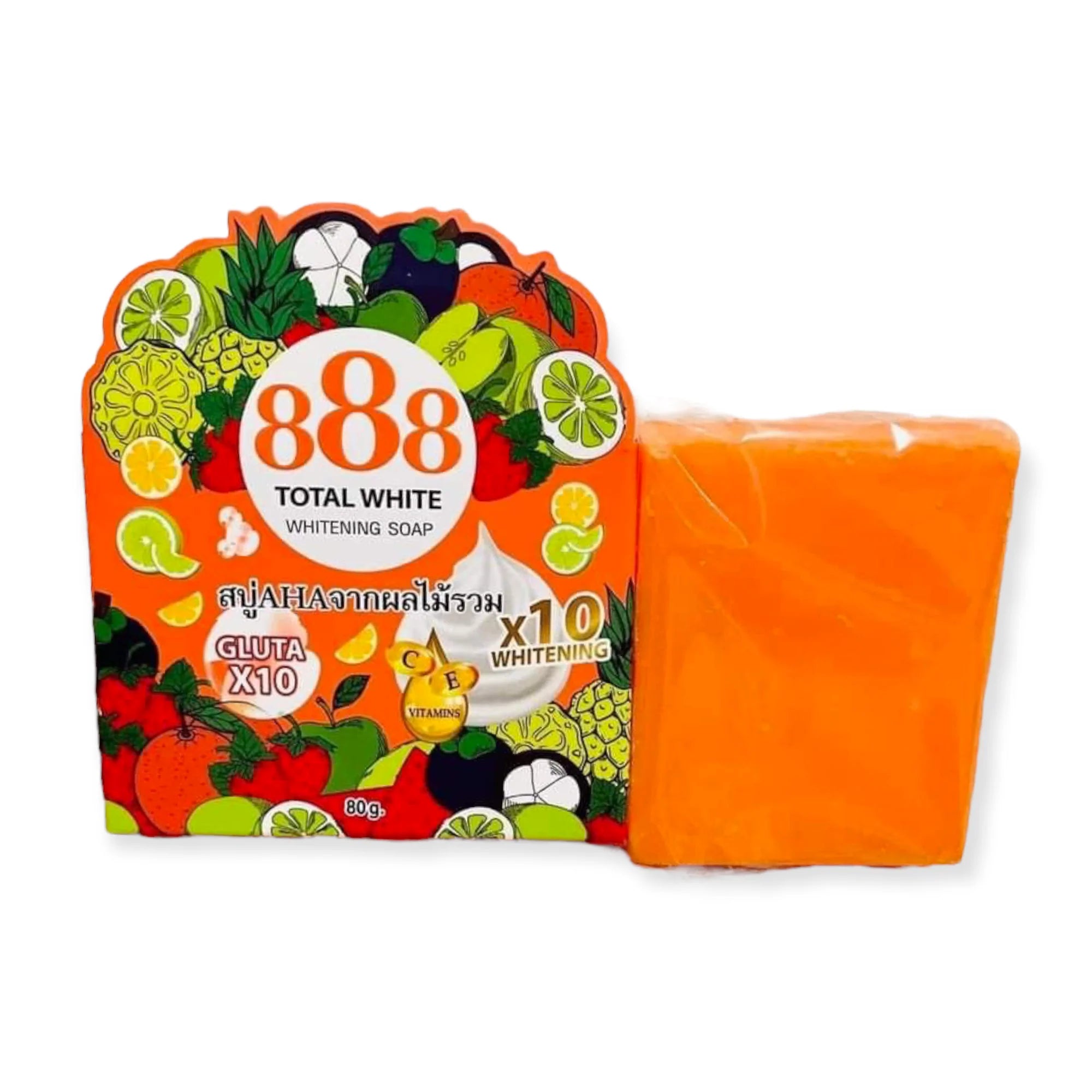 888 Total White Whitening Soap 60g