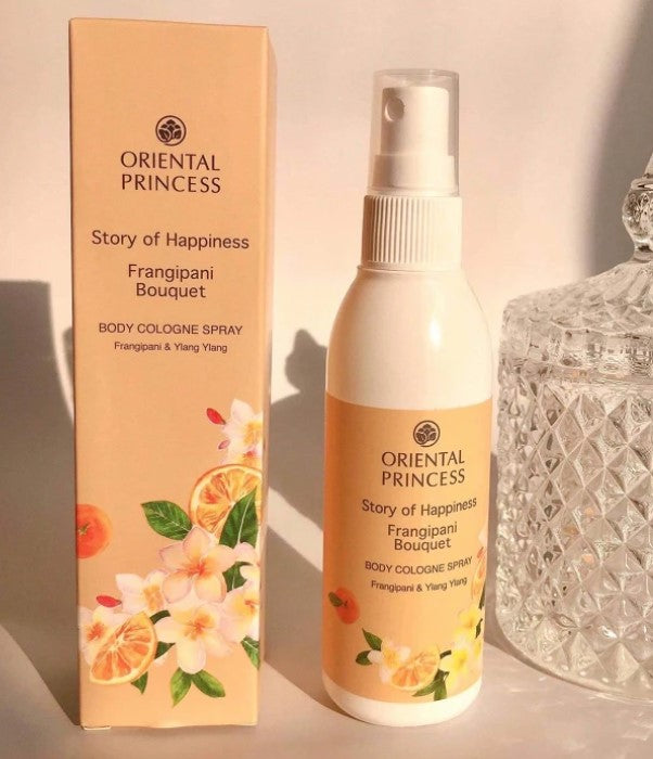 Oriental Princess Story Of Happiness Frangipani Bouquet Body Cologne Spray 100ml