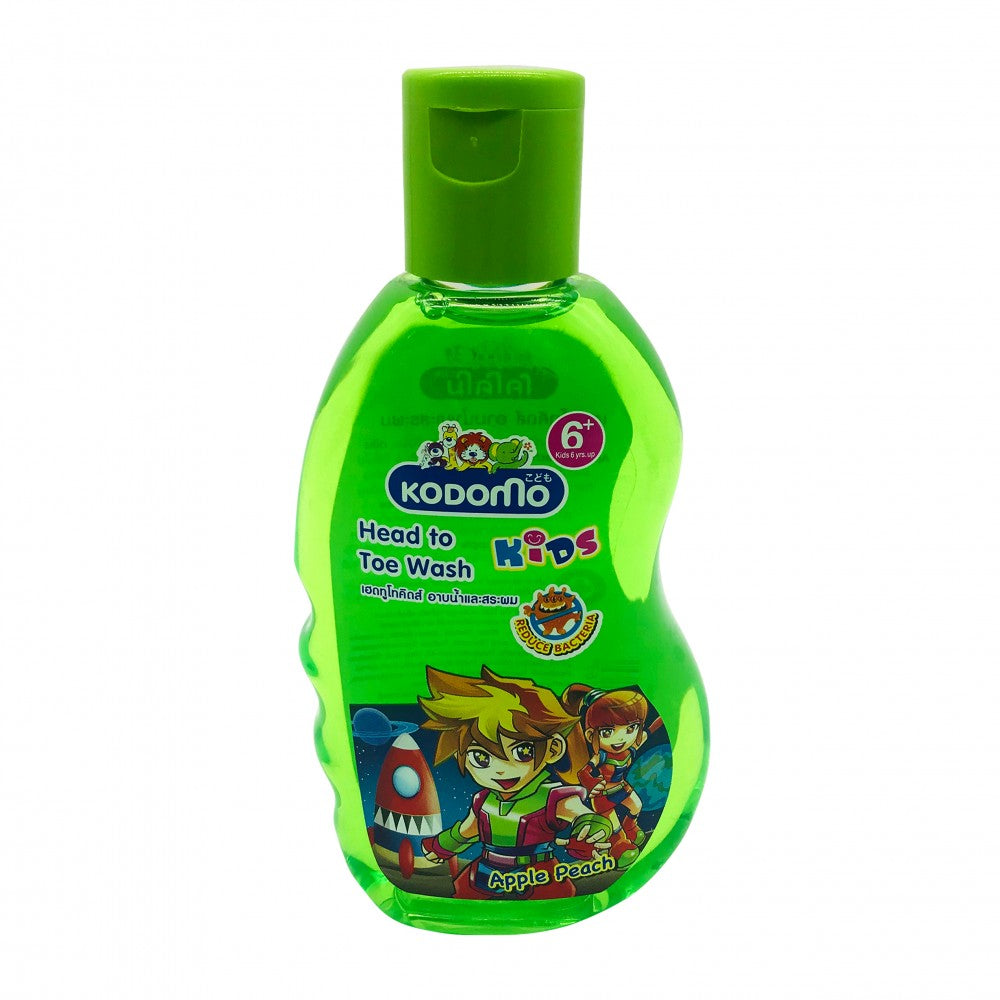 Kodomo Apple Peach Kids Head To Toe Wash 200ml