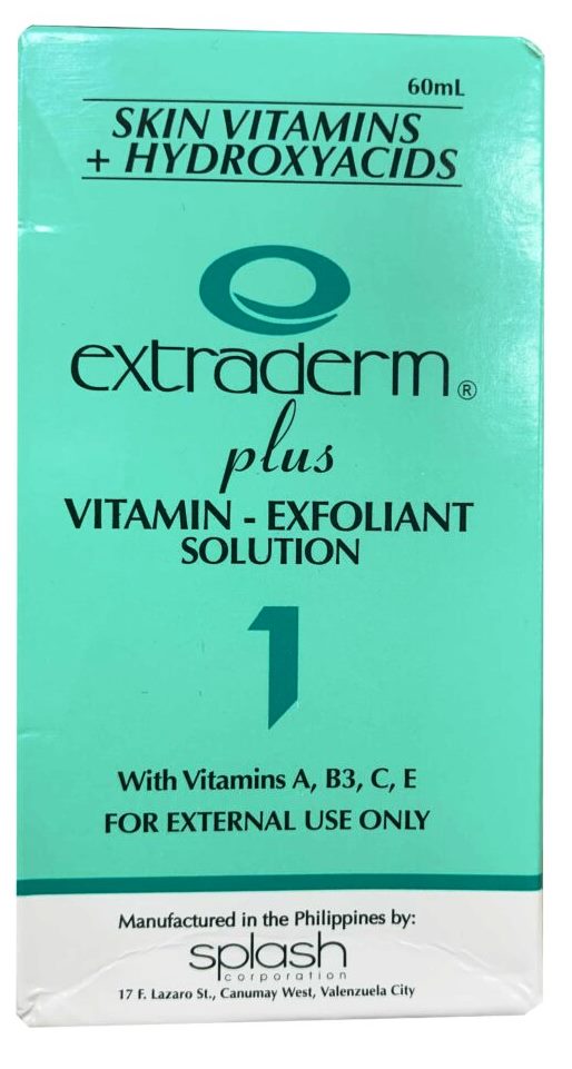 Extraderm Plus Exfoliant 1 60ml-skin vitamins + hydroxyacids