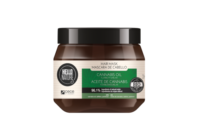 Hello Nature Hair Mask Cannabis Oil 250ml