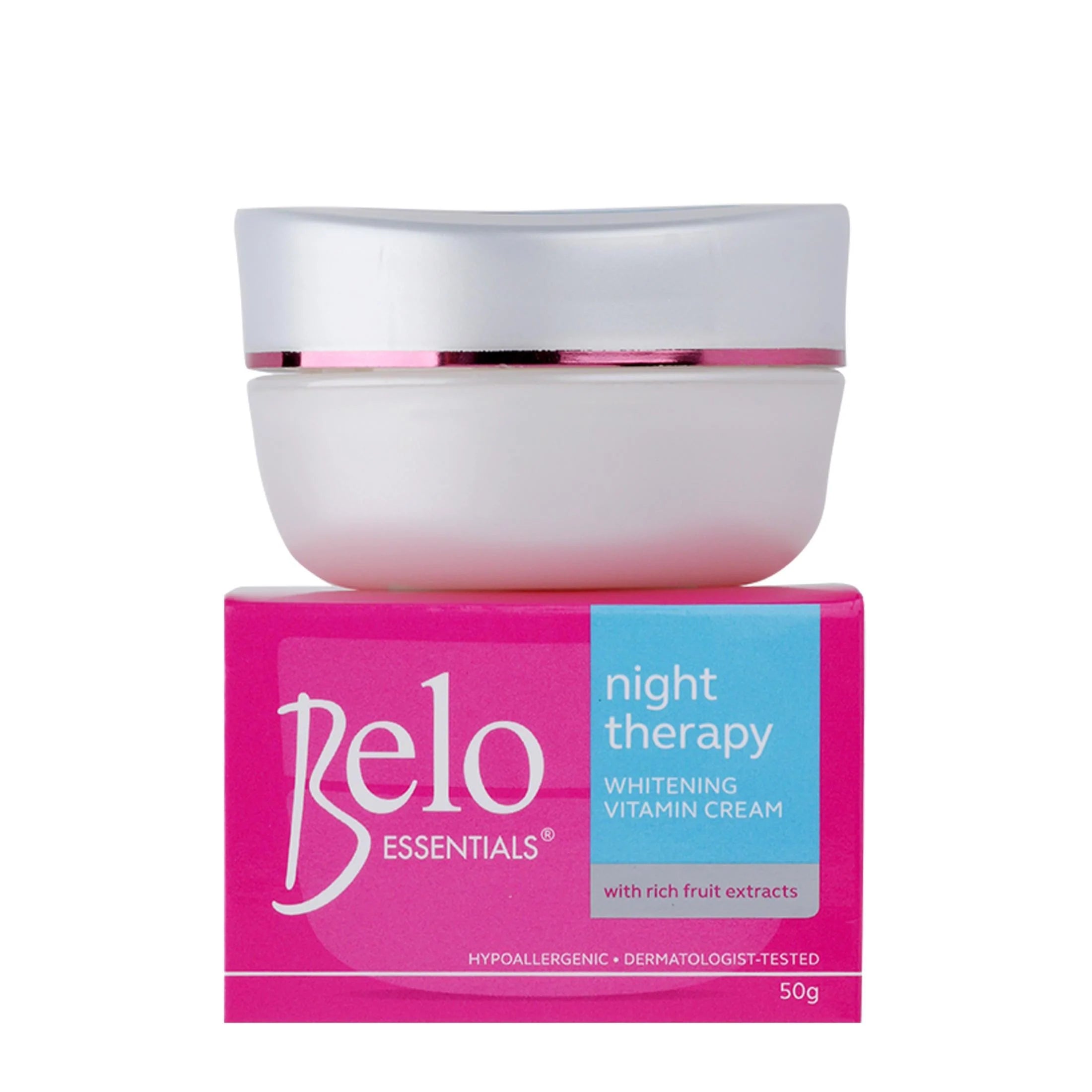 Belo Essentials Night Therapy Whitening Cream 50g