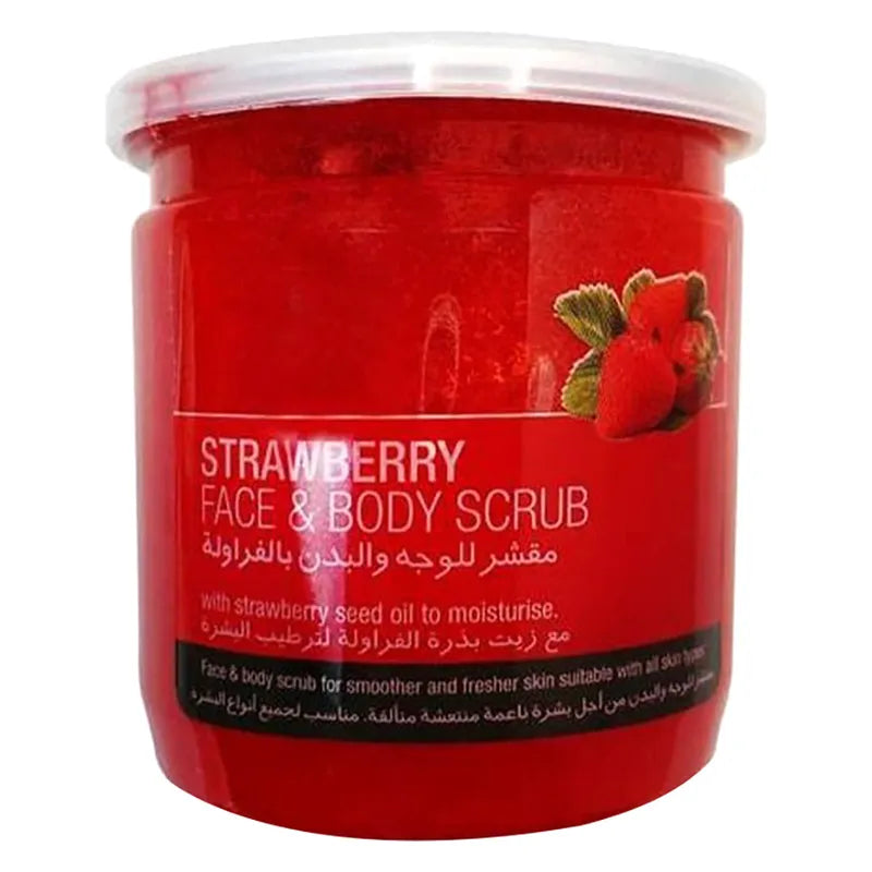 Skin Doctor Strawberry Face and Body Scrub, 500ml