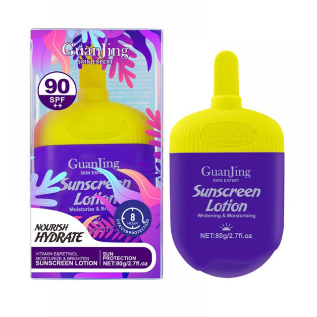 Guanjing Sunscreen Lotion Nourish Hydrate 80g