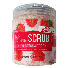 Skin Doctor Face & Body Scrub With Strawberry 1000ml