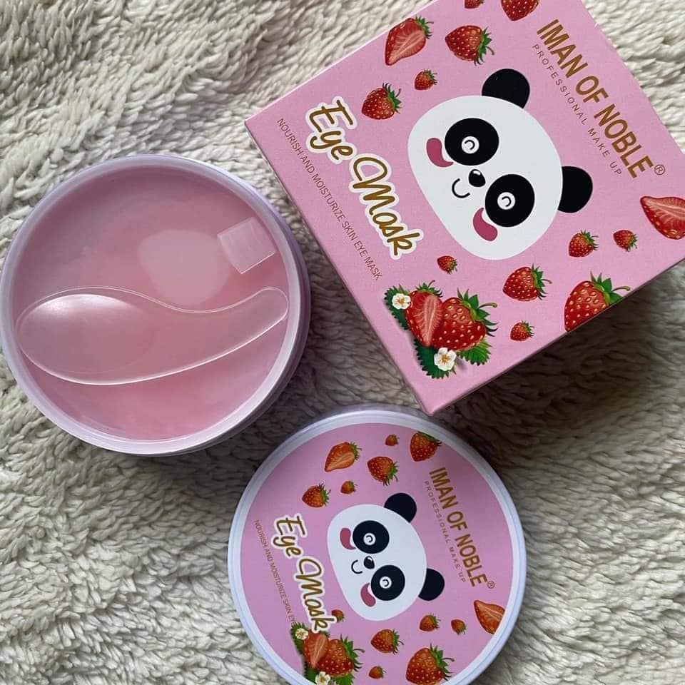 Iman Of Nobel Panda Strawberry Eye Mask