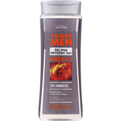 Joanna Power Men 3in1 Shower Gel Energy Energizing Body,Face,Hair 300ml