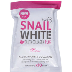 Plus+3 Snail White Gluta Collagen Plus Perfect Skin Lady 80g