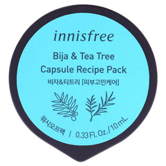 INNISFREE Capsule Recipe Pack 10ml / Green tea / Bija&Tea Tree