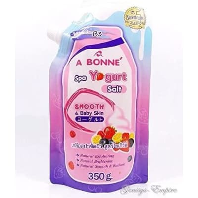 A Bonne Spa Yogurt Salt Smooth Baby Skin 350gm saffronskins.com™ -bonne-spa-yogurt-salt-smooth-baby-skin-350gm-