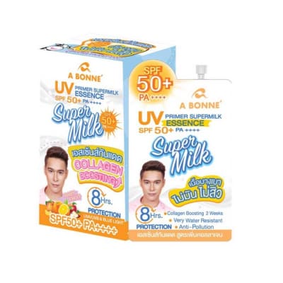 A Bonne UV Primer Super milk Essence Spf 50+PA++++ saffronskins.com