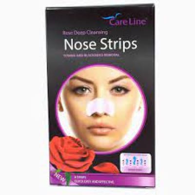 Care Line Rose Deep Cleansing Nose Strips Toning And