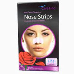 Care Line Rose Deep Cleansing Nose Strips Toning And
