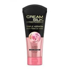 Cream Silk Triple Keratin Rescue Ultimate Straight Ultra