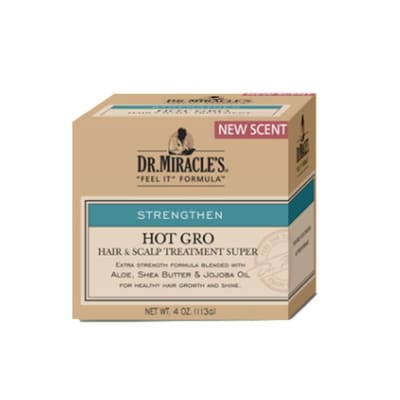 Dr. Miracles Strengthen Hot Gro Hair & Scalp Treatment 113gm saffronskins.com