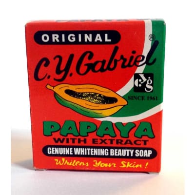 C.Y.Gabriel Papaya Extract Genuine Whitening Beauty Soap saffronskins.com™