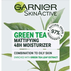 Garnier Green Tea Cream Daily Balancing Care 48H Hydration & Matifying 50ml saffronskins